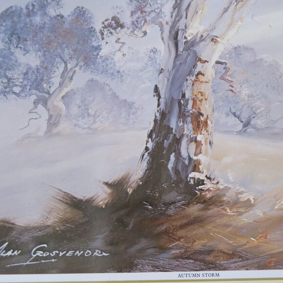 Set 6 Cork Back Tablemats Australian Landscapes Vintage (K714) - Picture 6 of 12